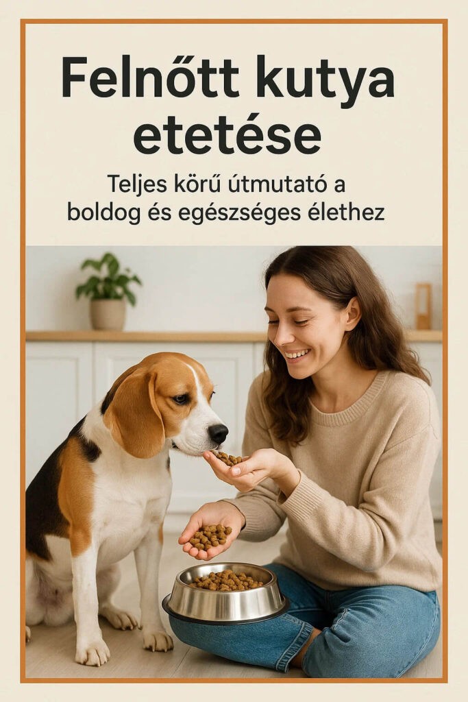 Felnőtt kutya etetése