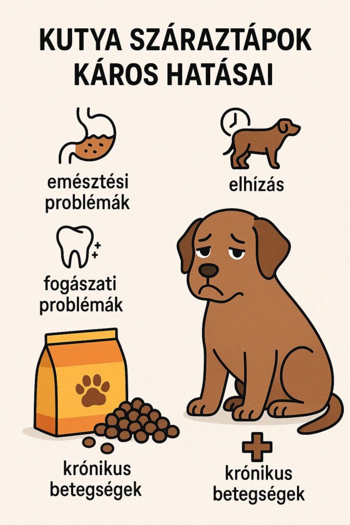 Kutya száraztápok káros hatásai