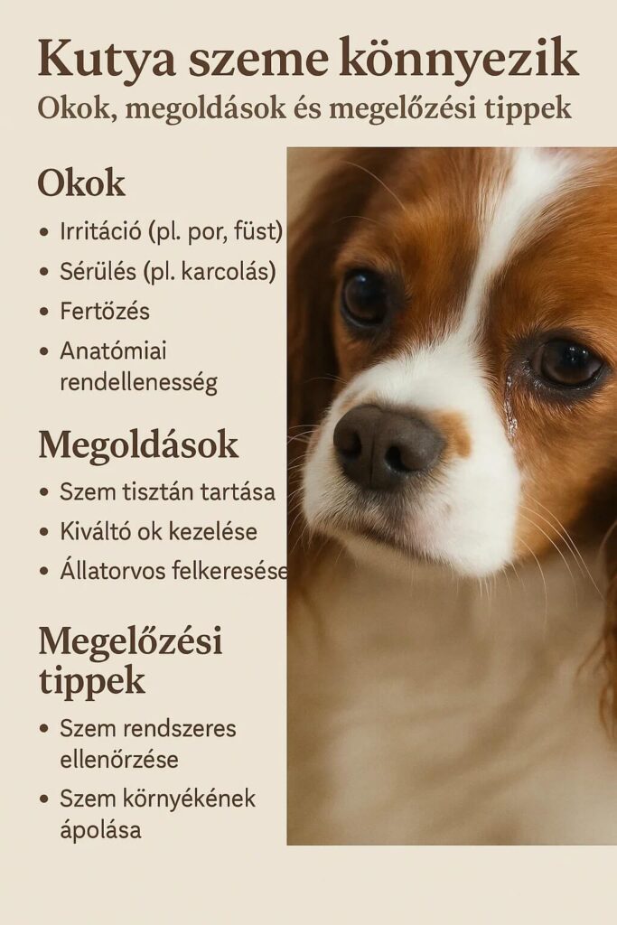 kutya szeme könnyezik