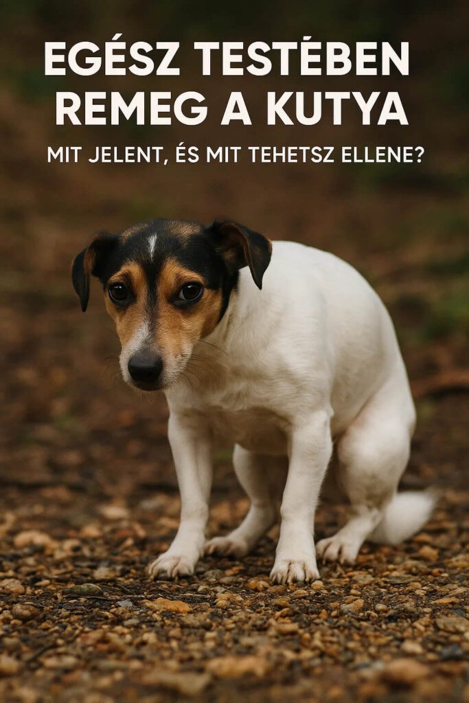 Egész testében remeg a kutya
