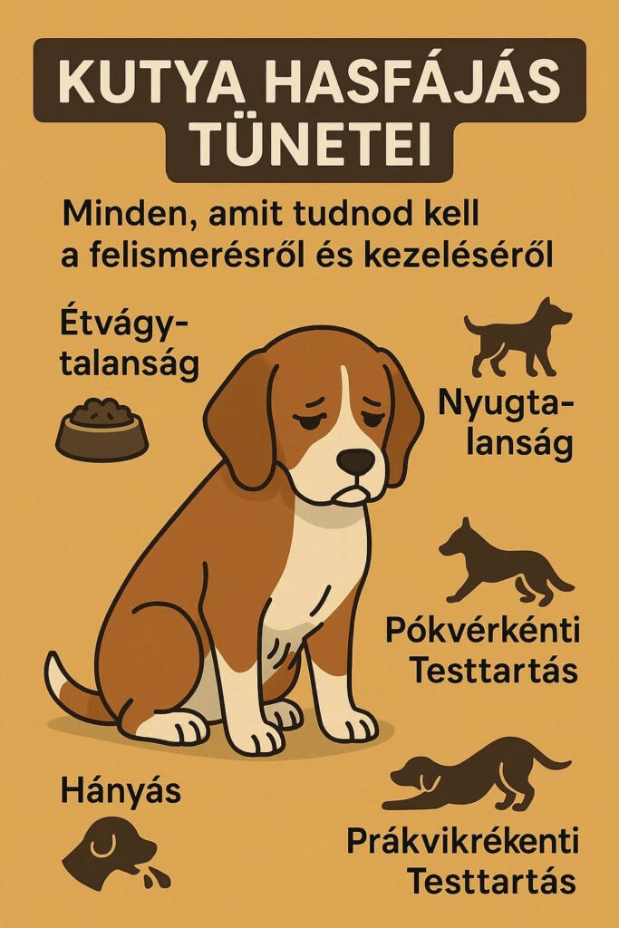 Kutya hasfájás tünetei