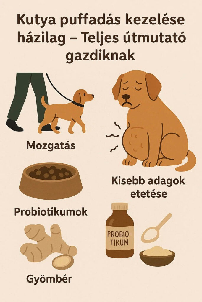 Kutya puffadás kezelése házilag