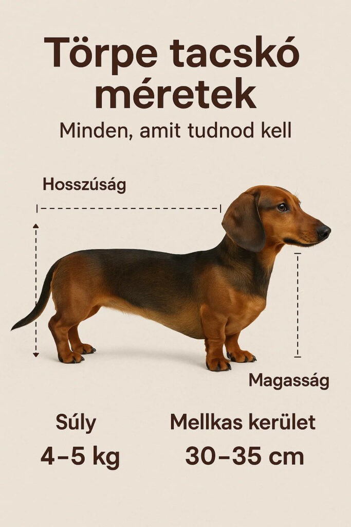 Törpe tacskó méretek
