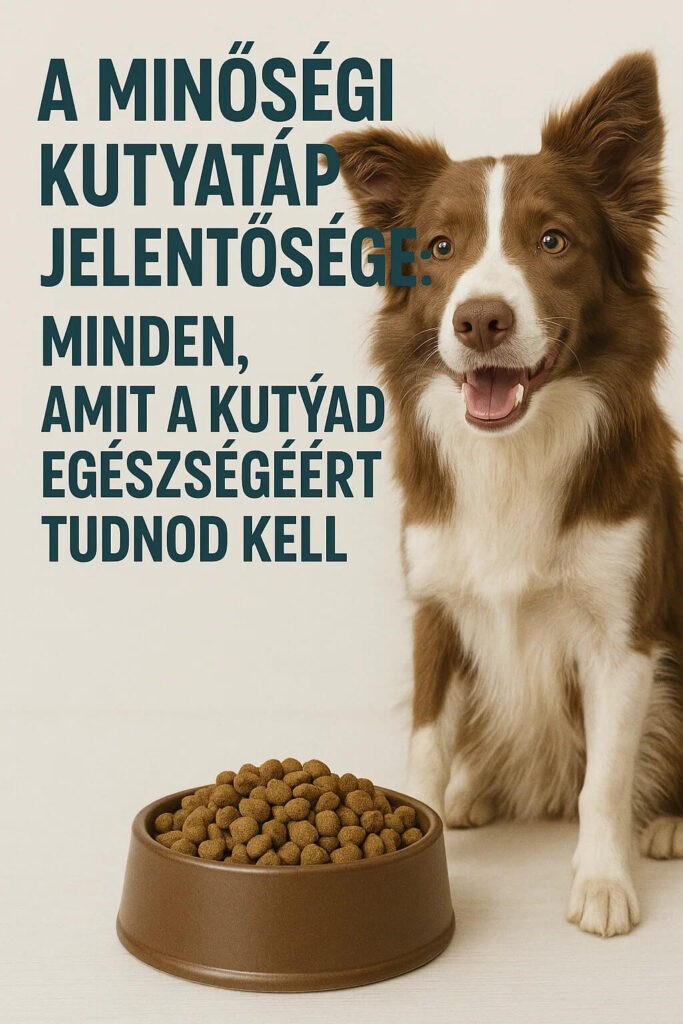 A minőségi kutyatáp jelentősége