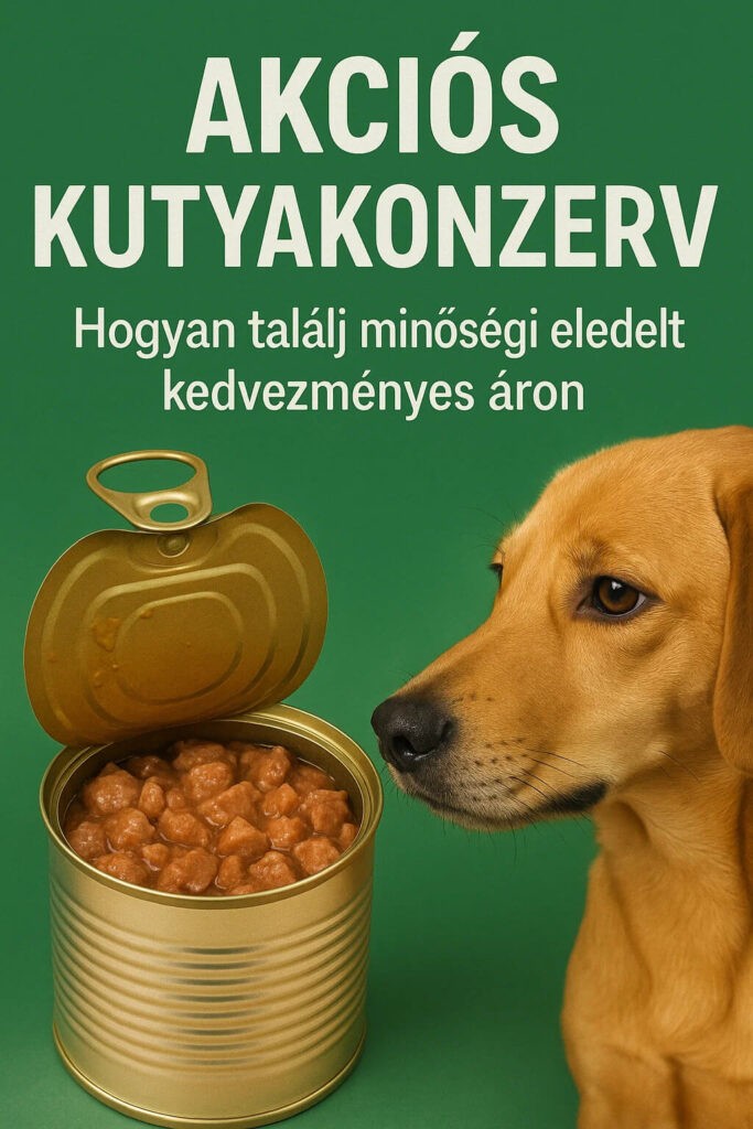 Akciós kutyakonzerv