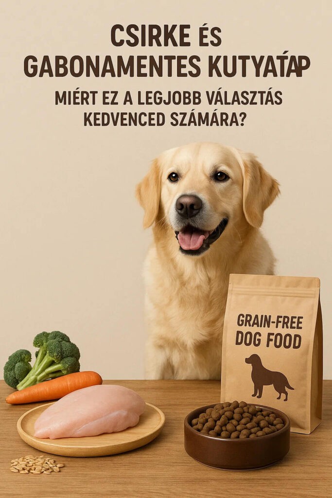 Csirke és gabonamentes kutyatáp