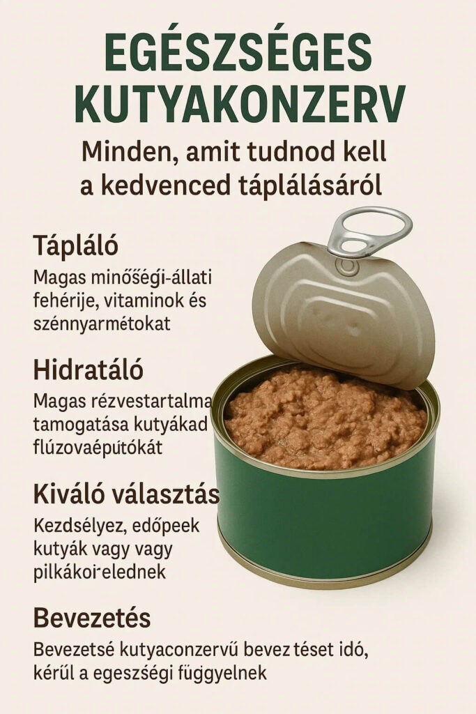 Egészséges Kutyakonzerv