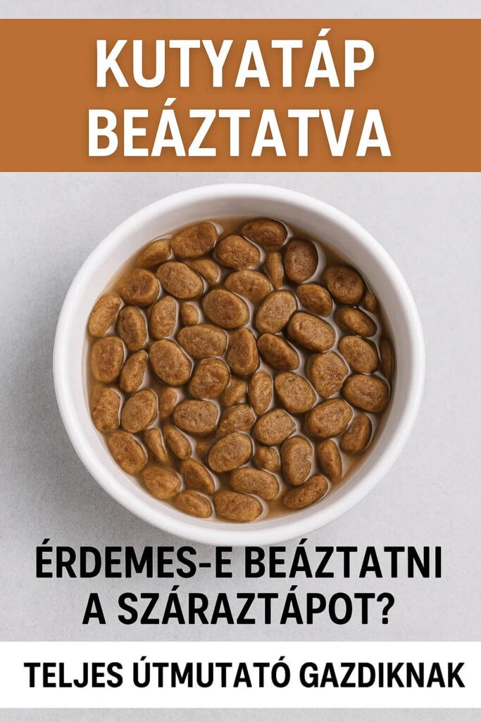 Kutyatáp beáztatva