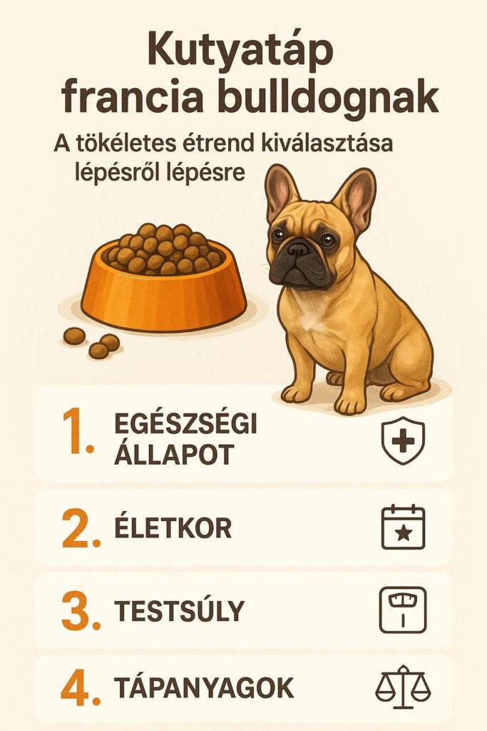 Kutyatáp francia bulldognak