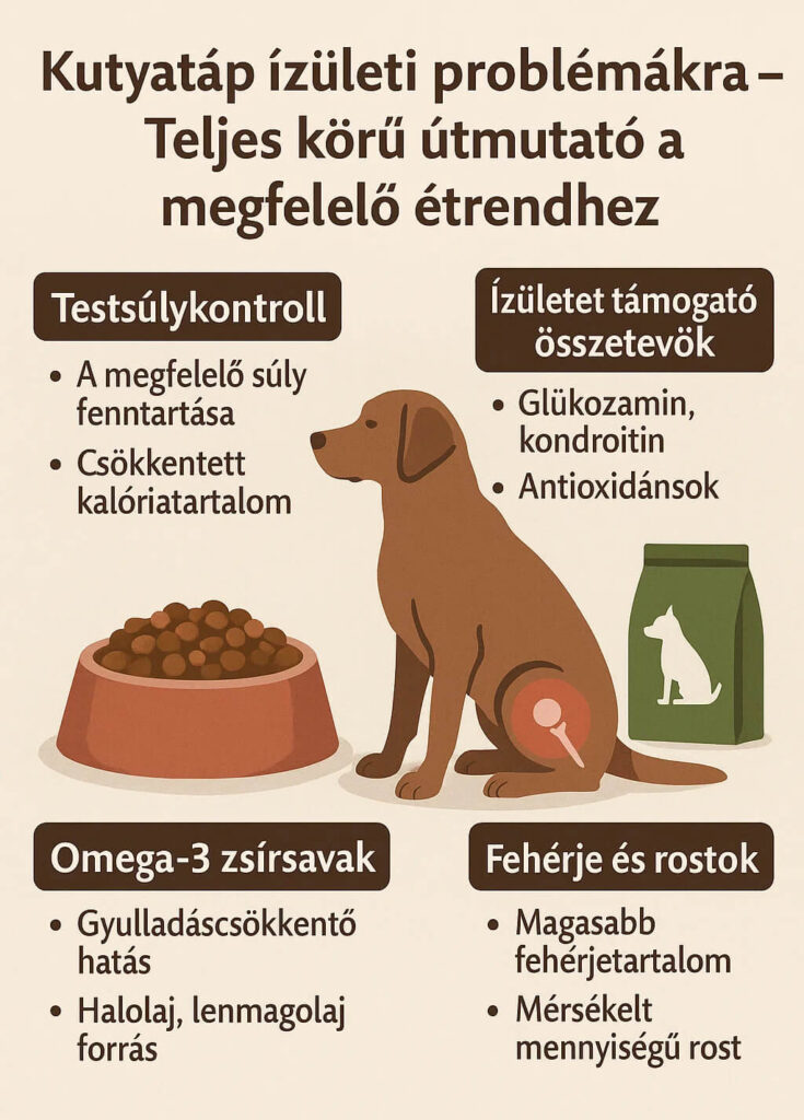 Kutyatáp ízületi problémákra