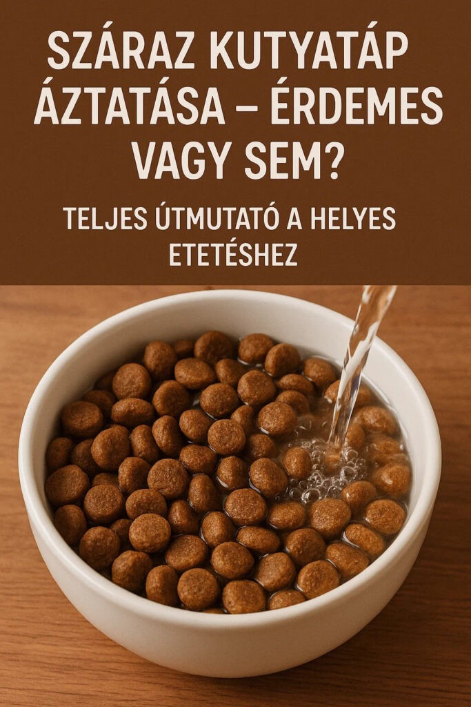 Száraz kutyatáp áztatása