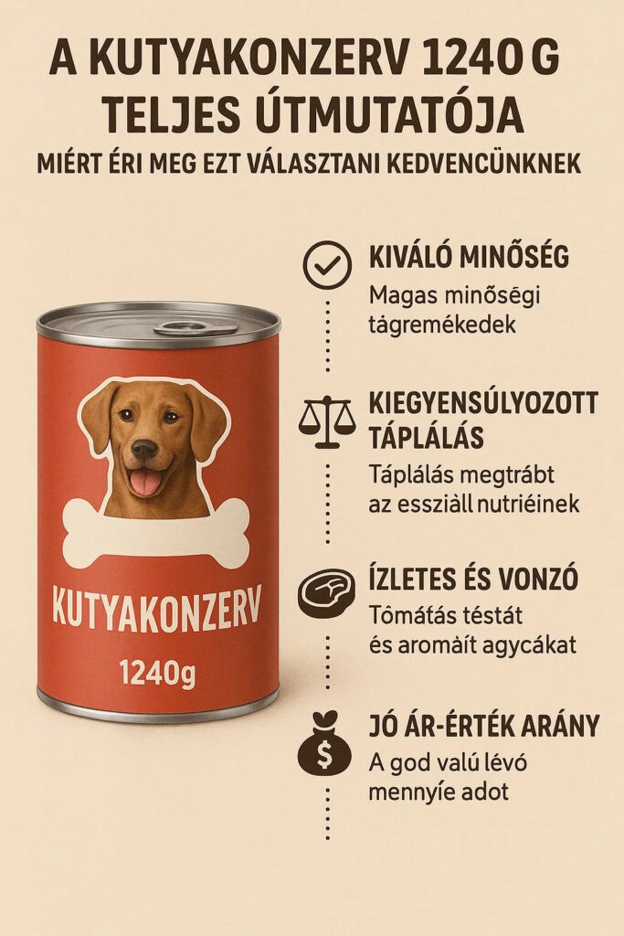kutyakonzerv 1240g