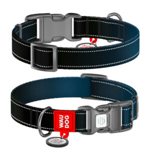 WAUDOG Mono Reflective kutya nyakörv – fekete 5