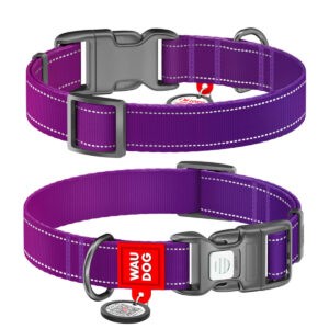 WAUDOG Mono Reflective kutya nyakörv – lila 4