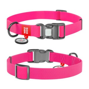 WAUDOG vízálló kutya nyakörv – pink 3