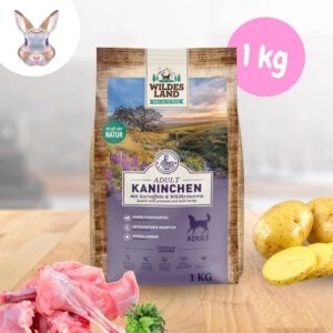 Wildes Land - Száraztáp nyúlhússal és burgonyával kutyáknak - 1 kg