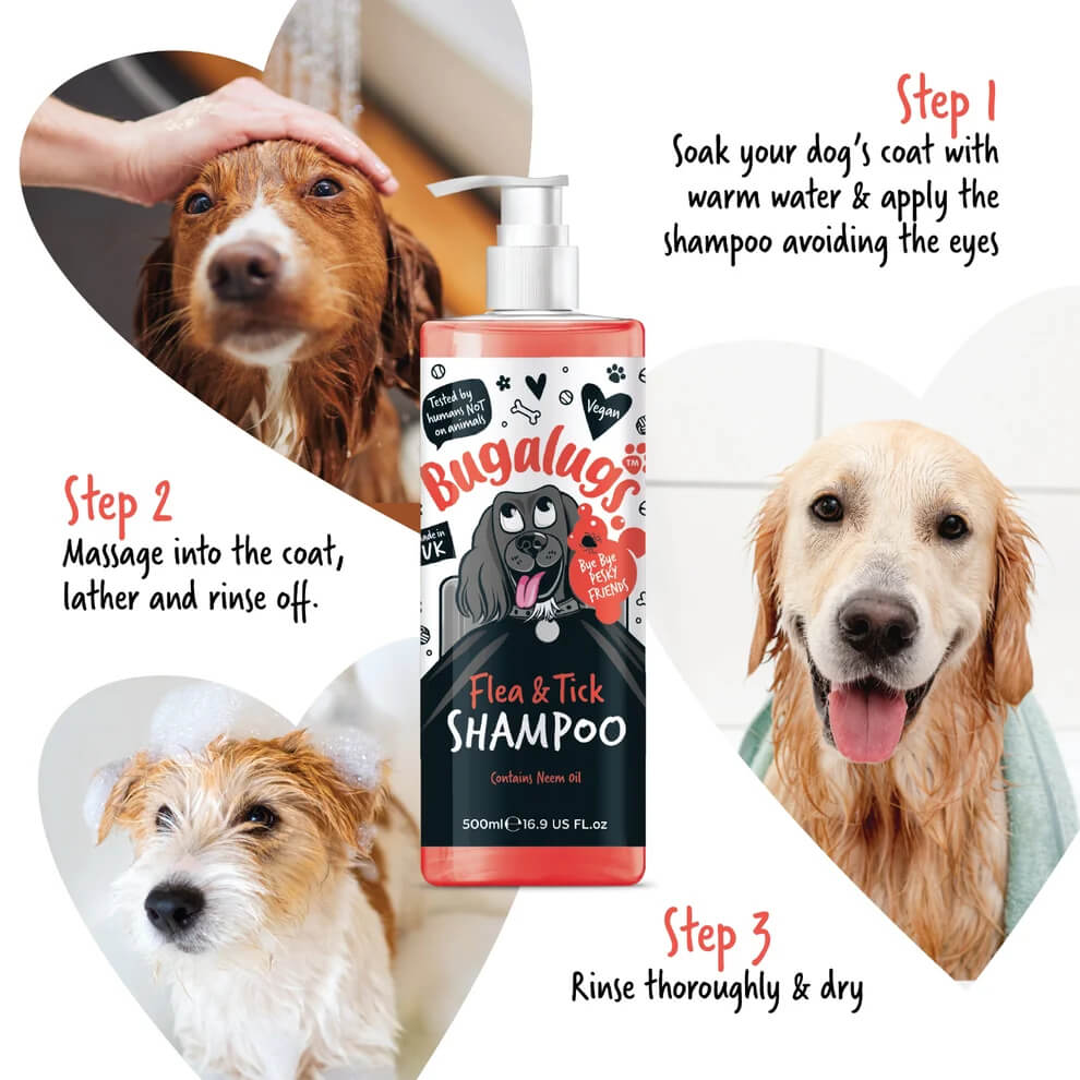 Bugalugs Flea&Tick sampon – bolha és kullancs ellen