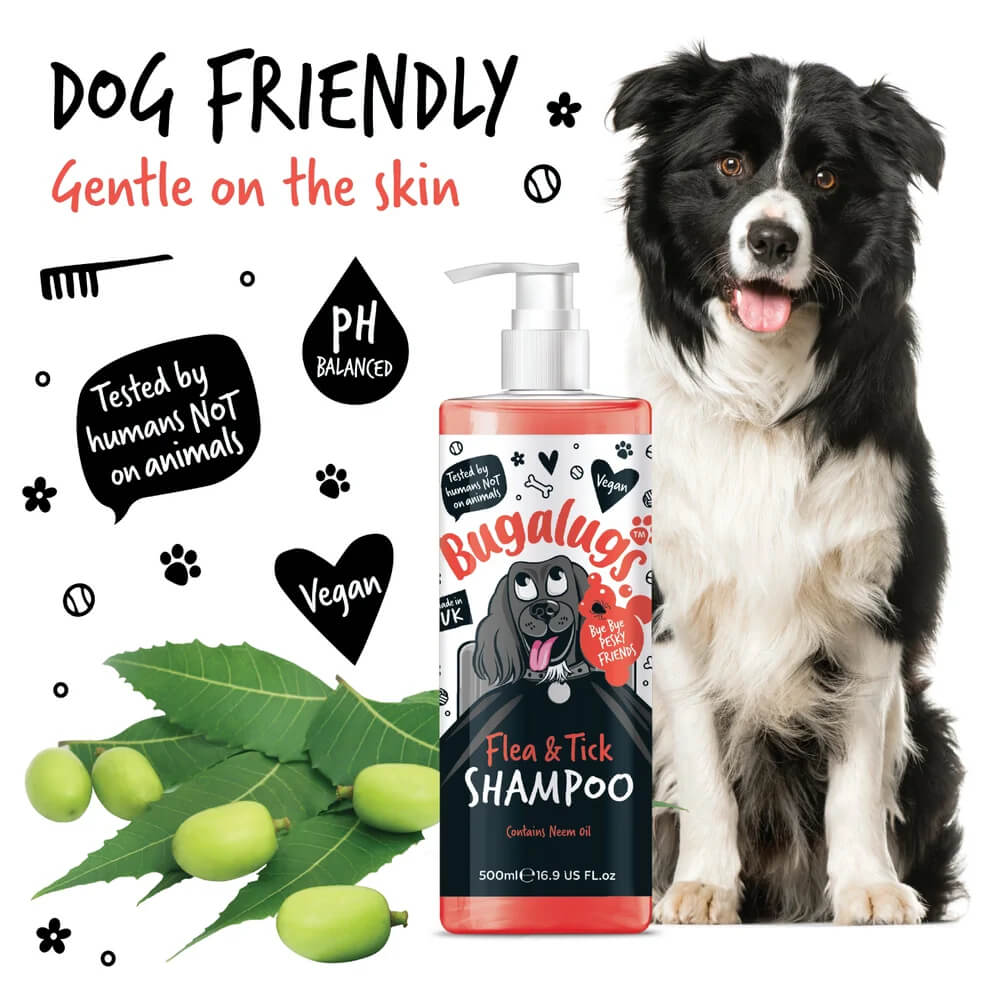 Bugalugs Flea&Tick sampon – bolha és kullancs ellen