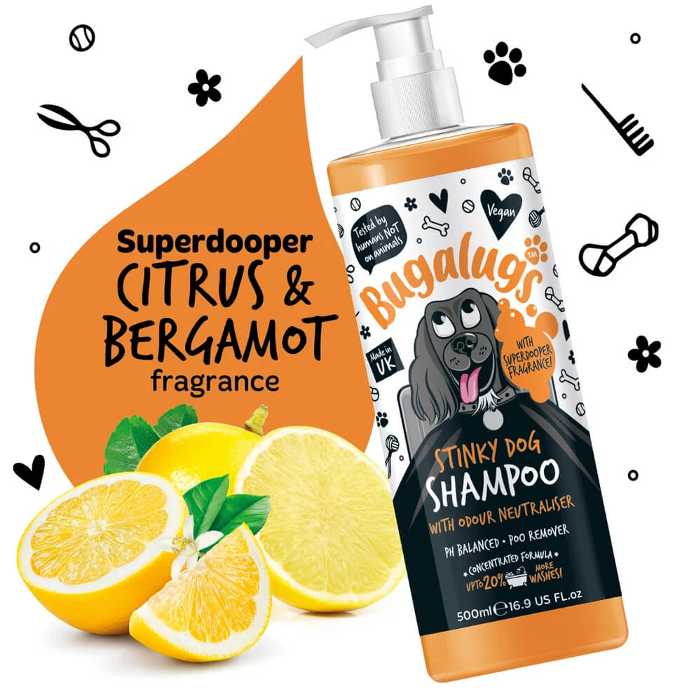 Bugalugs Stinky Dog Sampon – kellemetlen szagok ellen