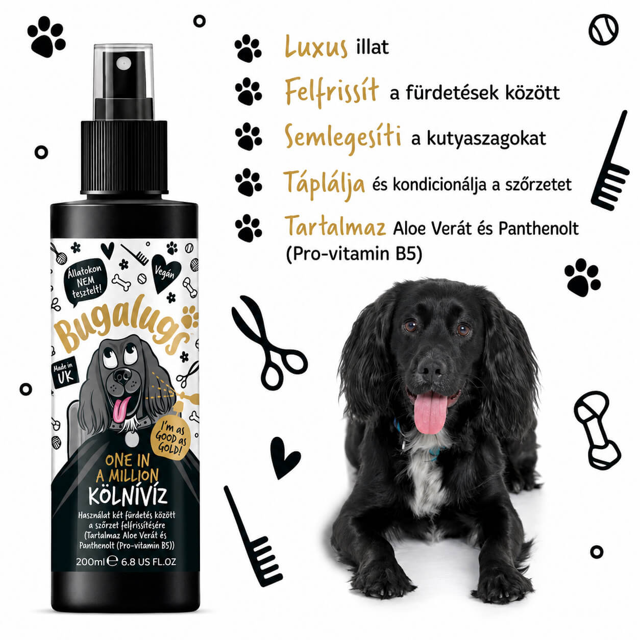 Bugalugs One In a Million kutyaparfüm 200ml